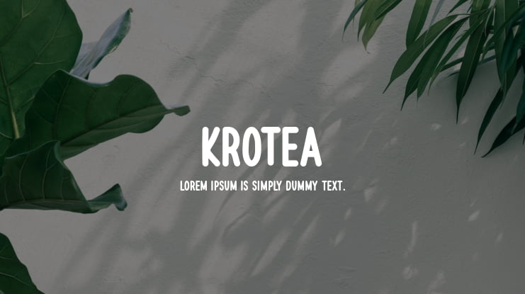 Krotea Font