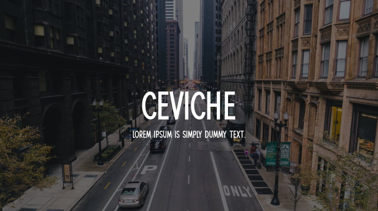 Ceviche Font