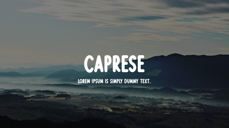 Caprese Font