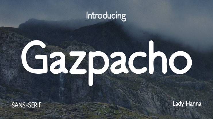 Gazpacho Font