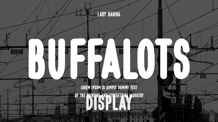 Buffalots Font