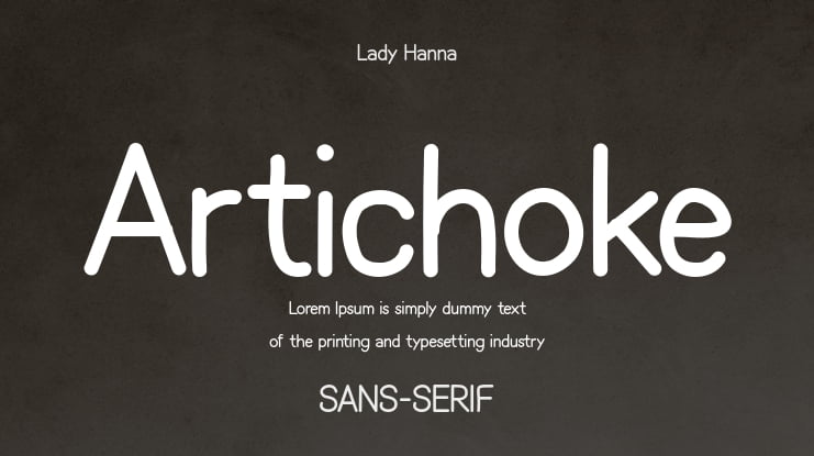 Artichoke Font