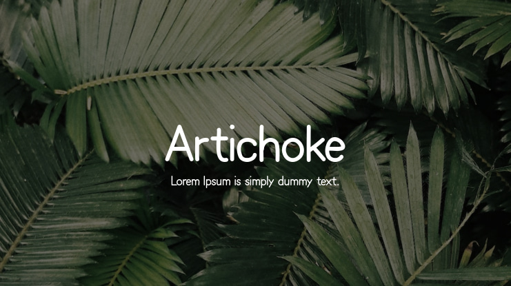 Artichoke Font