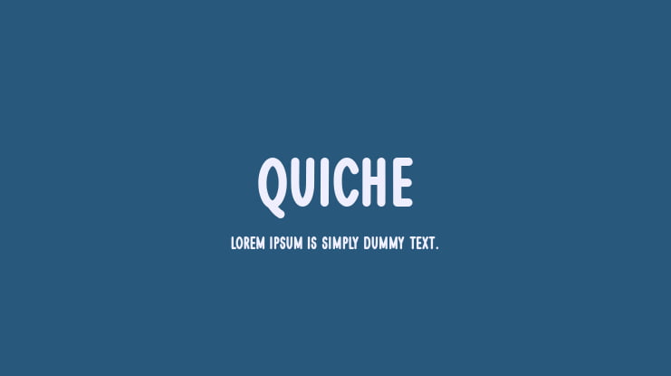 Quiche Font