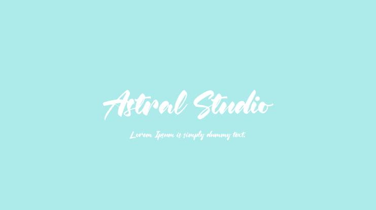 Astral Studio Font
