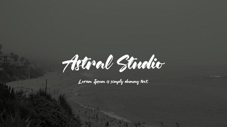 Astral Studio Font