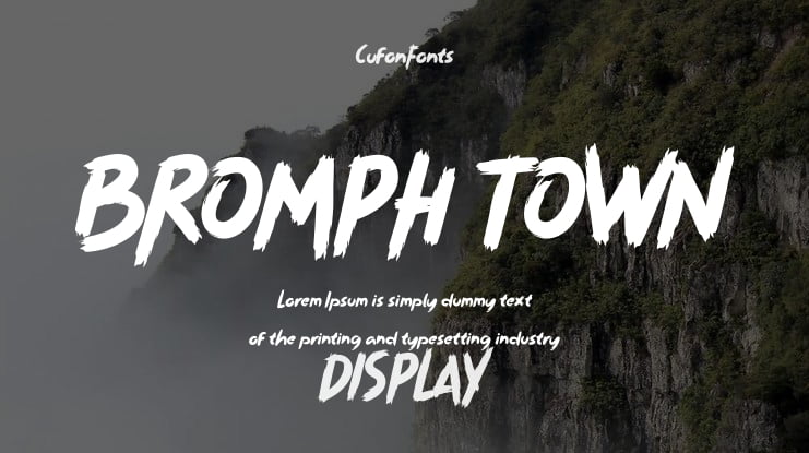BROMPH TOWN Font