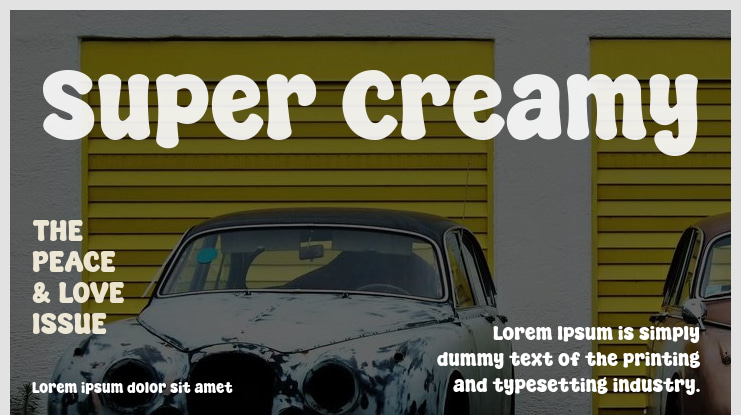 Super Creamy Font