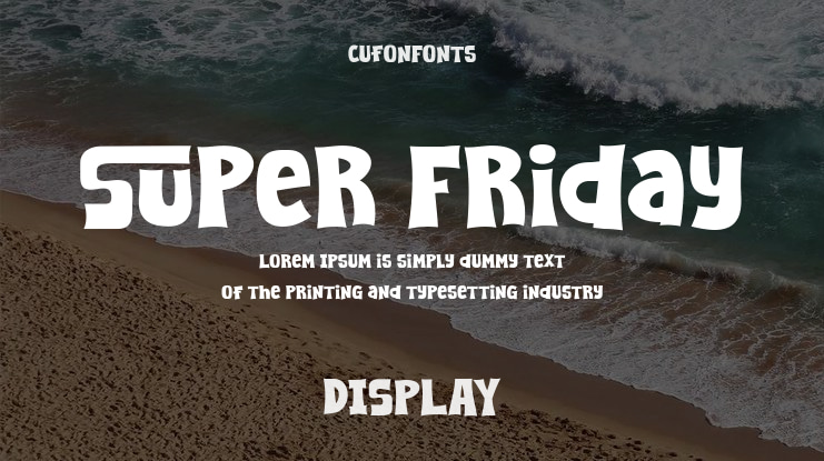 Super Friday Font