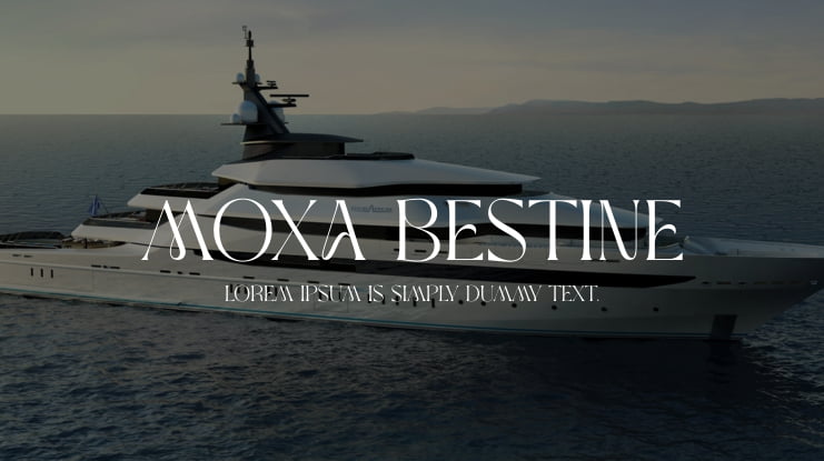 MOXA Bestine Font Family