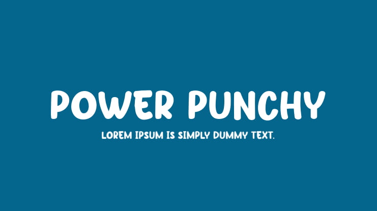 Power Punchy Font