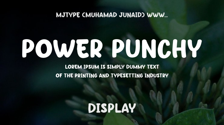 Power Punchy Font