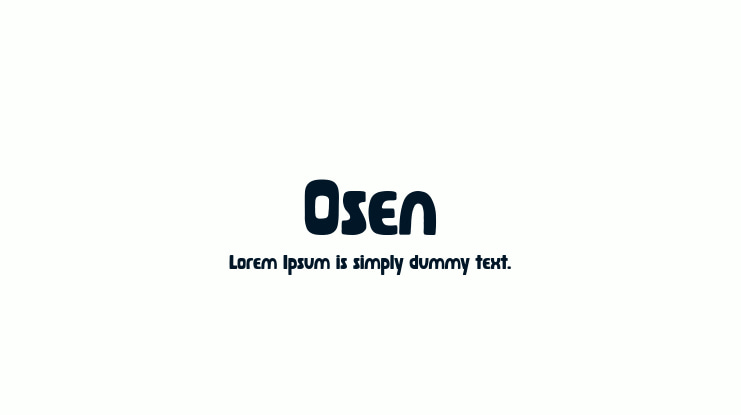 Osen Font