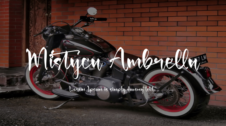 Mistyca Ambrella Font