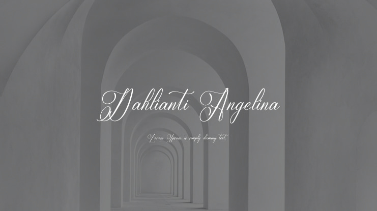 Dahlianti Angelina Font