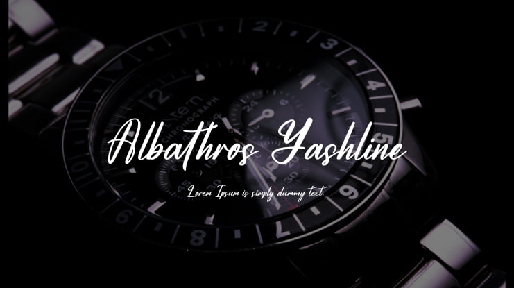 Albathros Yashline Font