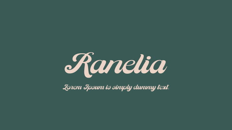 Ranelia Font