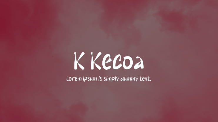 K Kecoa Font
