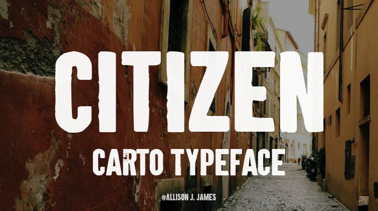 Citizen Carto Font
