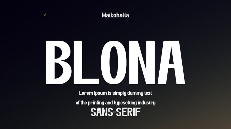 BLONA Font
