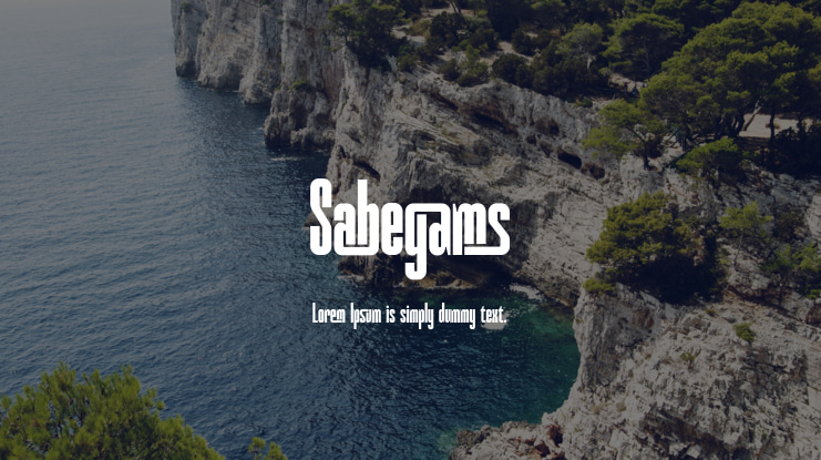 Sabegams Font