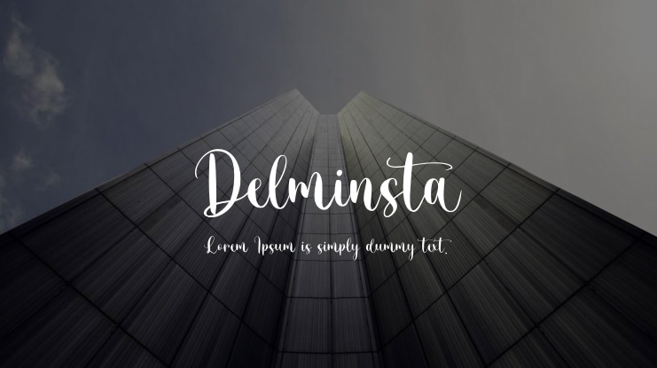 Delminsta Font