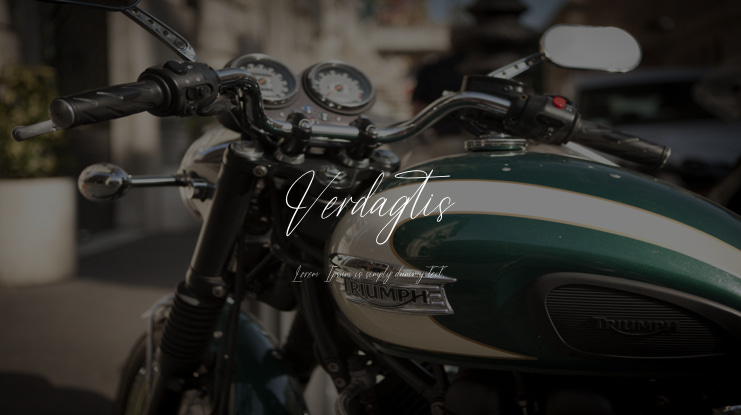 Verdagtis Font