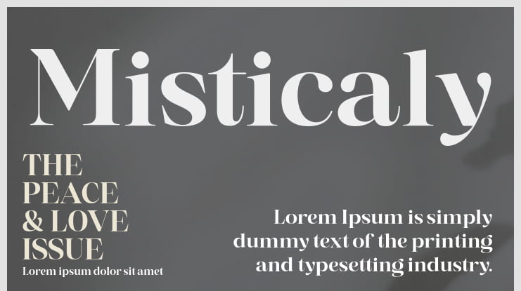 Misticaly Font