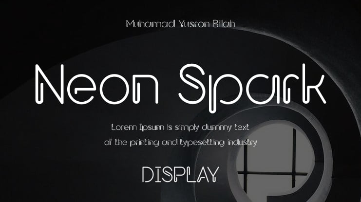 Neon Spark Font