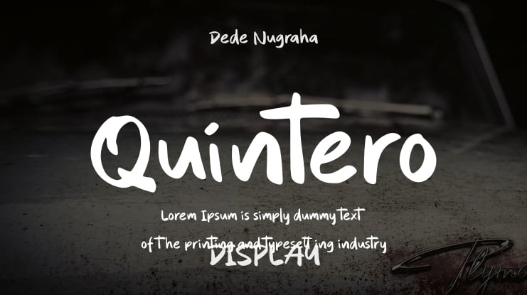 Quintero Font