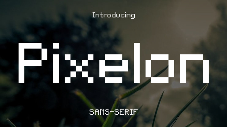 Pixelon Font