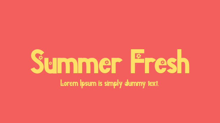 Summer Fresh Font
