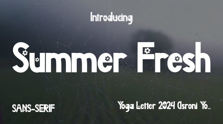 Summer Fresh Font