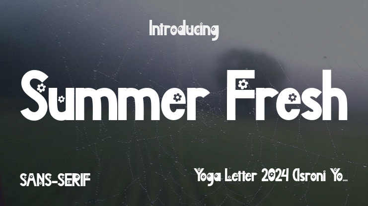 Summer Fresh Font
