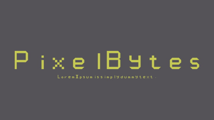 PixelBytes Font