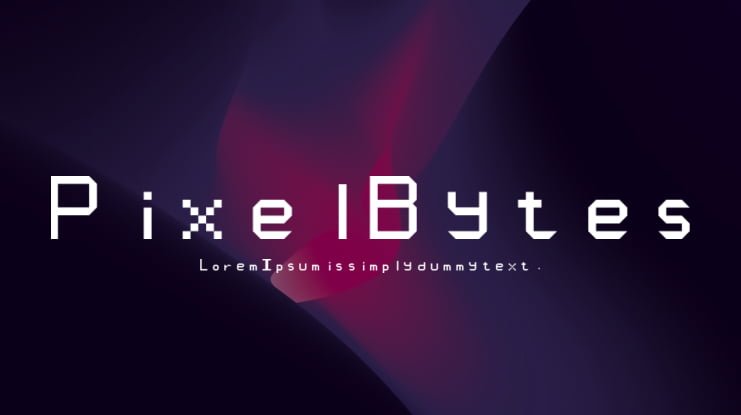 PixelBytes Font