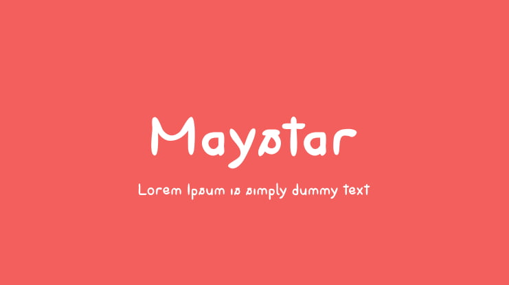 Maystar Font Family