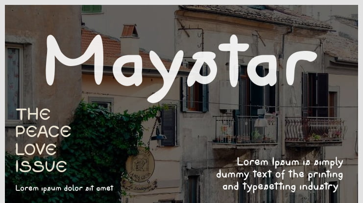 Maystar Font Family