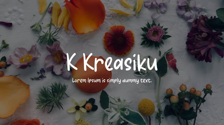 K Kreasiku Font