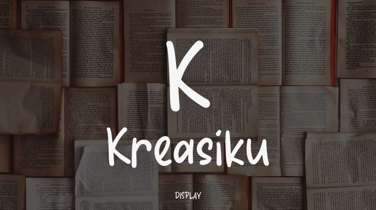 K Kreasiku Font