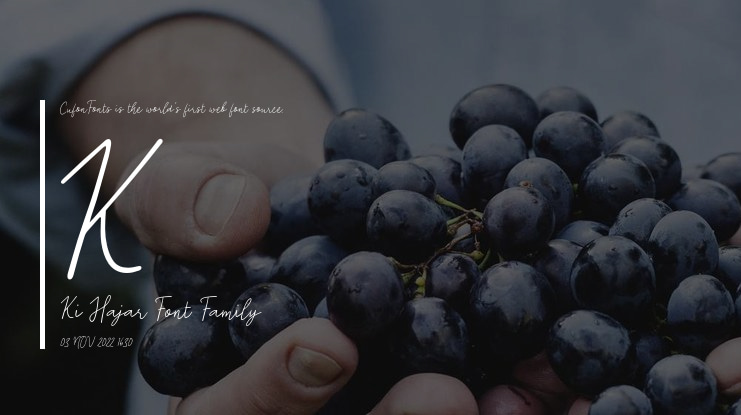 K Ki Hajar Font