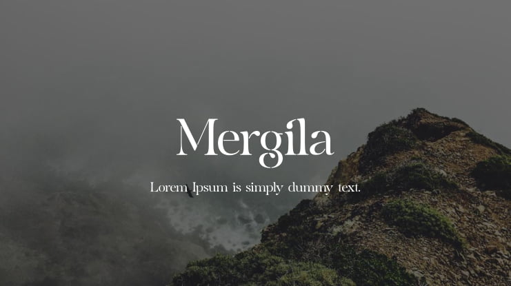 Mergila Font