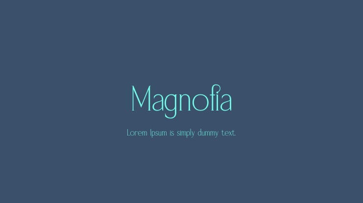 Magnofia Font