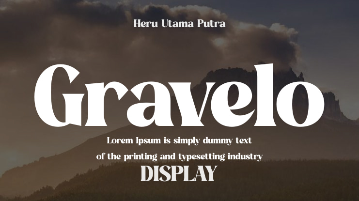 Gravelo Font