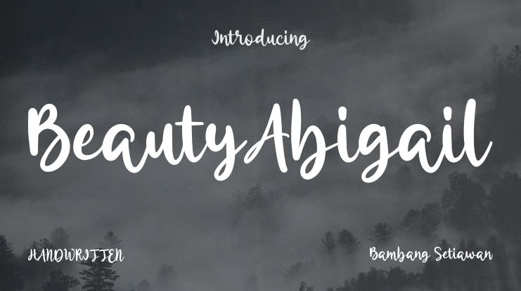 BeautyAbigail Font