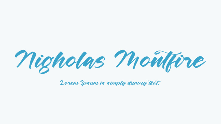 Nigholas Montfire Font