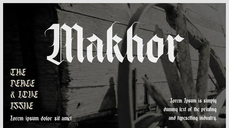 Makhor Font