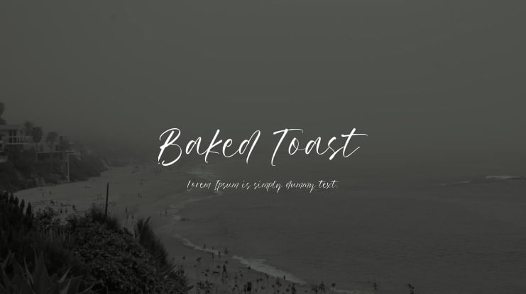 Baked Toast Font