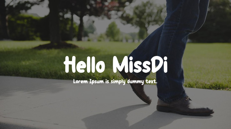 Hello MissDi Font