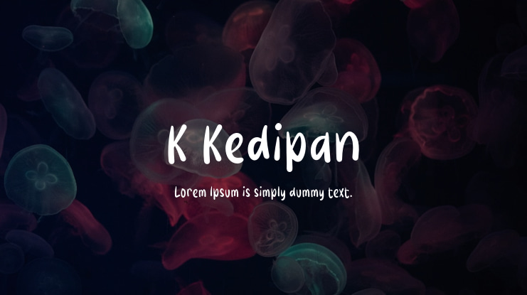 K Kedipan Font